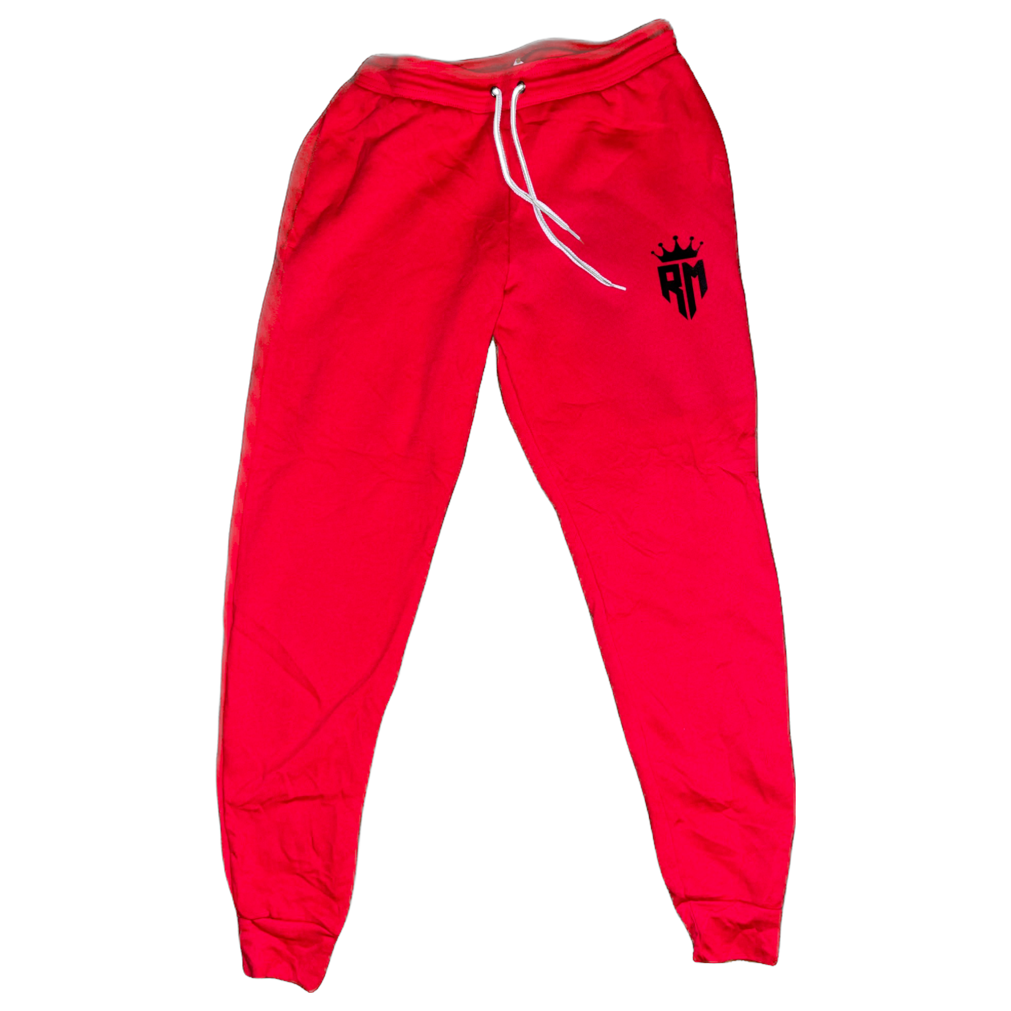 Unisex Monogram Joggers (Crimson) – BAONG